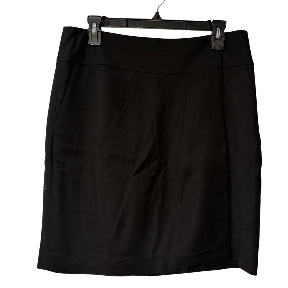Banana Republic NWT Womens Black Textured Stretch Pencil Skirt Size 8